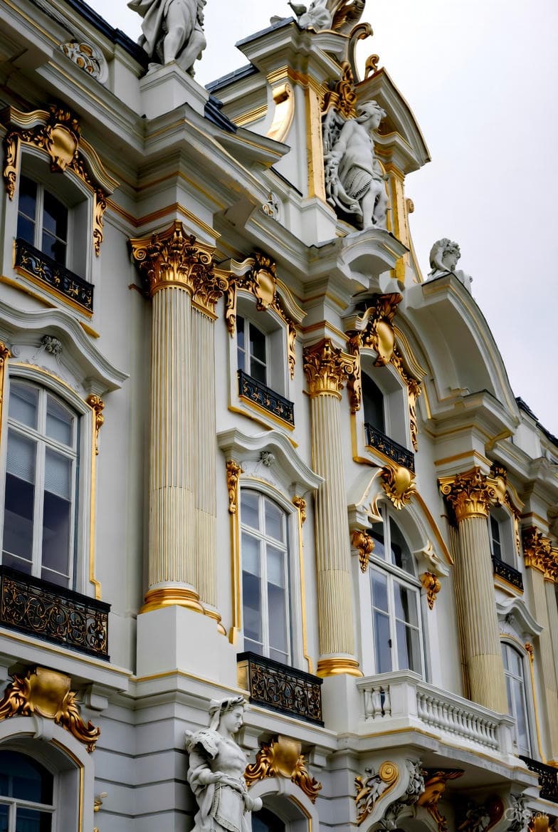 Baroque Palace Facade prompt template