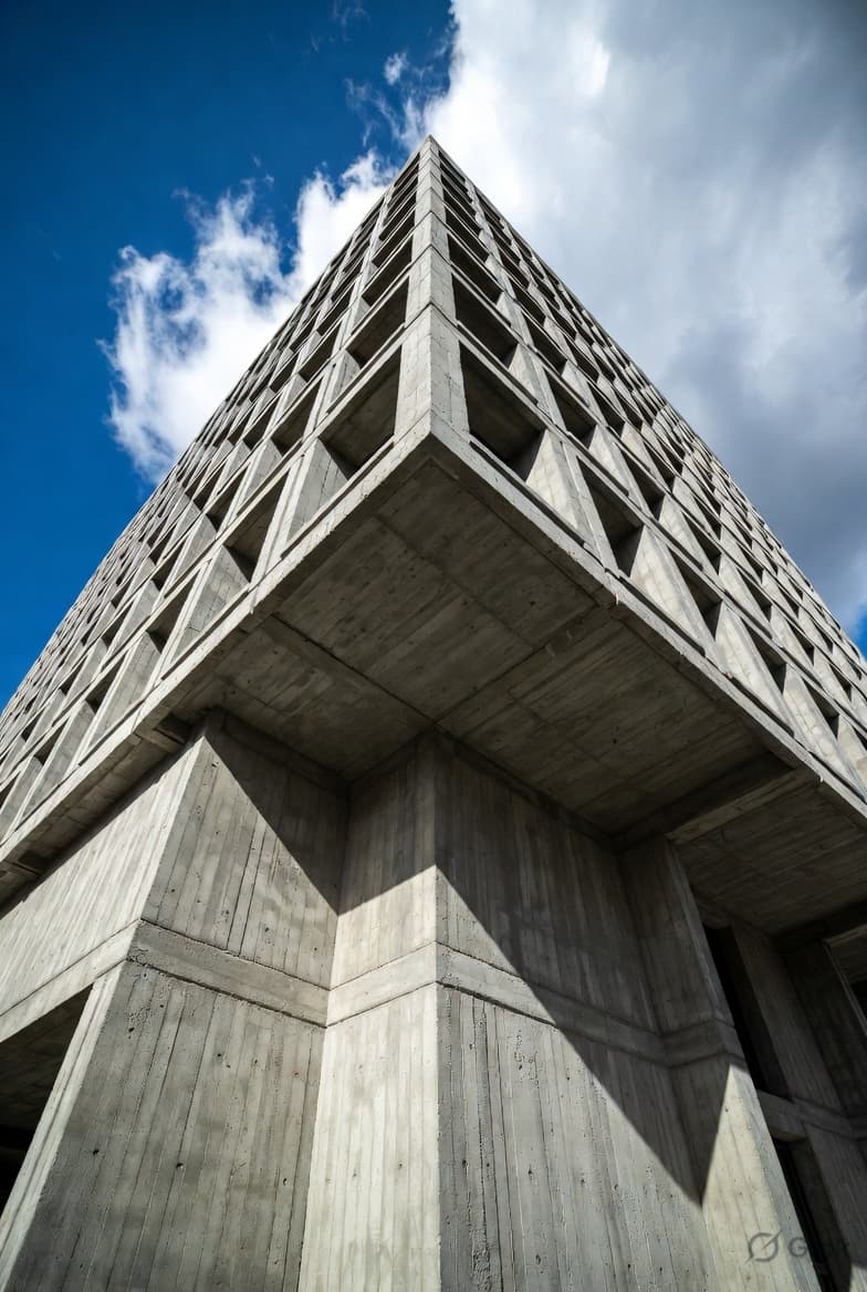 Brutalist Concrete Architecture - AI generated example using this ChatGPT prompt template