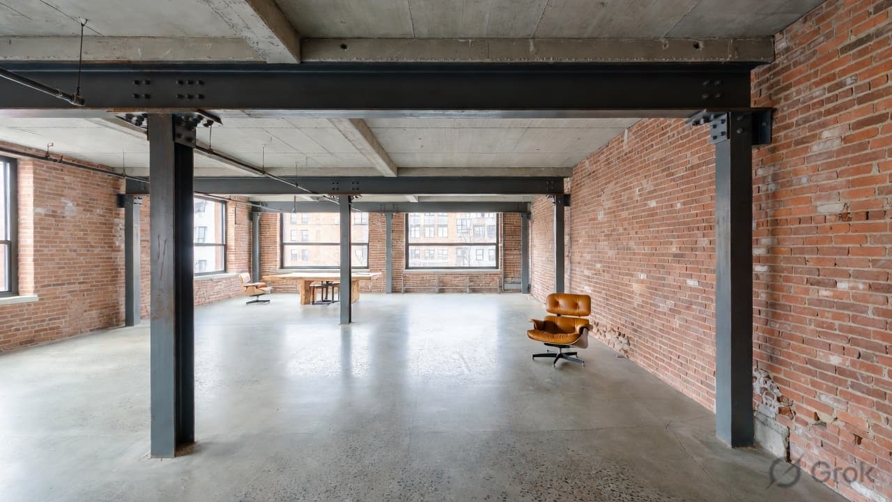 Industrial Loft Interior prompt template