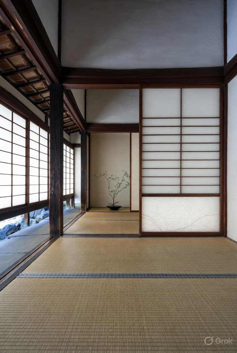Japanese Minimalist Interior prompt template