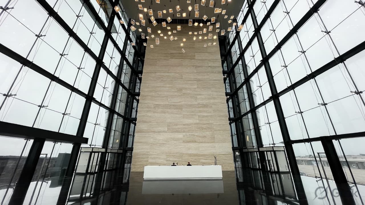 Office Tower Lobby - AI generated example using this ChatGPT prompt template