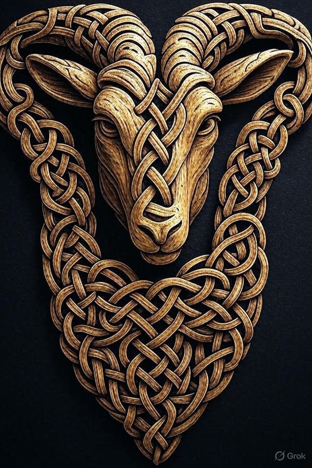 Celtic Knotwork Generator - AI generated example using this ChatGPT prompt template