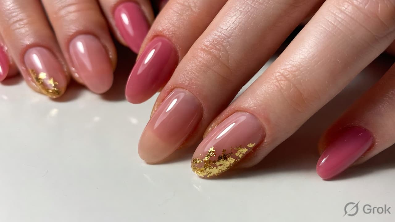 Ombre Gradient Nail Art Generator prompt template