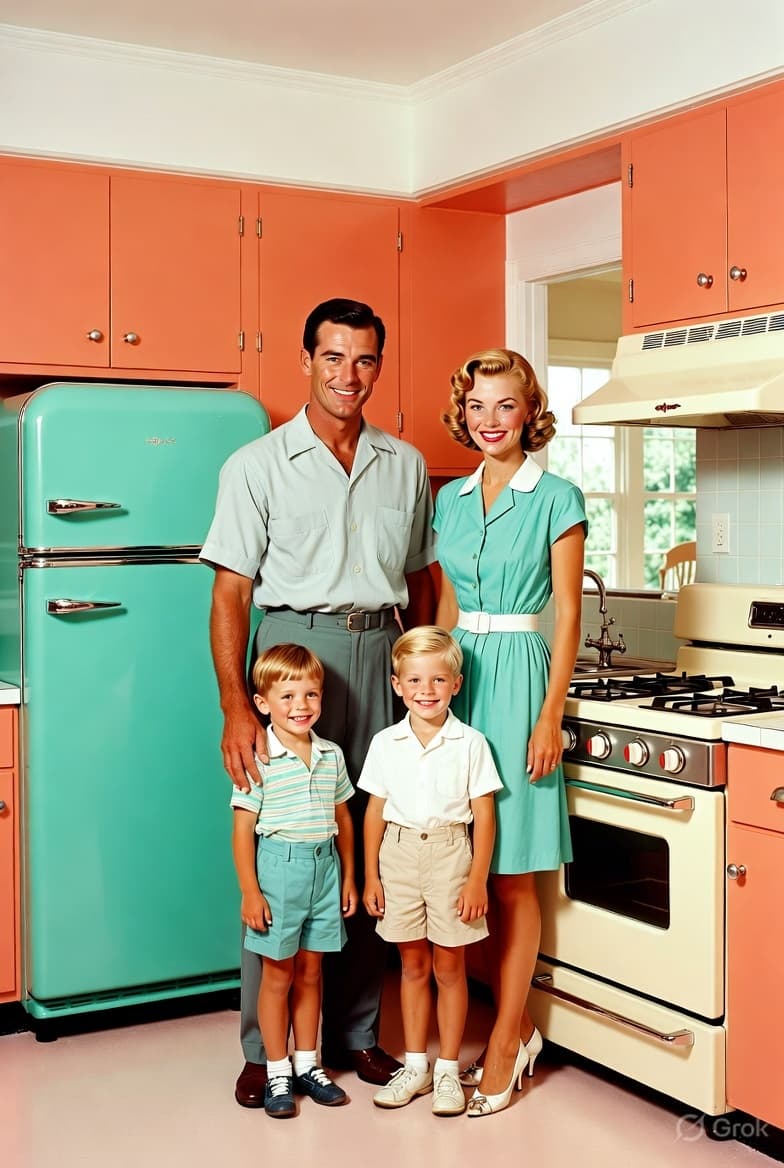 1950s Retro Advertisement — Retro Vintage prompt example