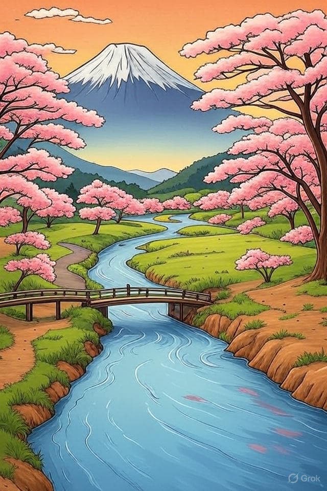 Ukiyo-e Print Generator — Ukiyo-e prompt example