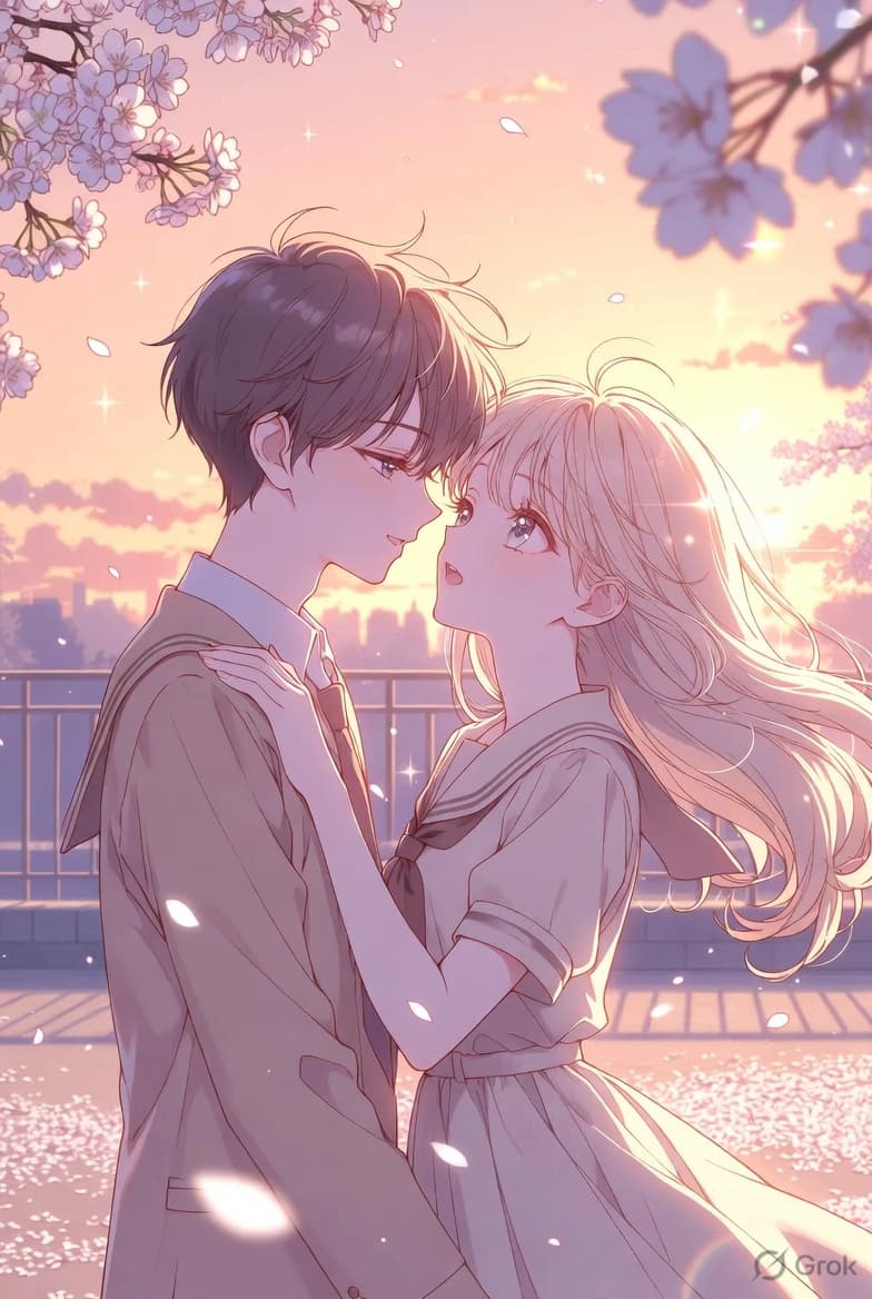 Shojo Romance Scene prompt template