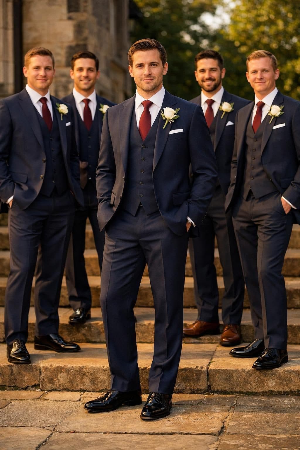 Groom & Wedding Party Attire Generator prompt template