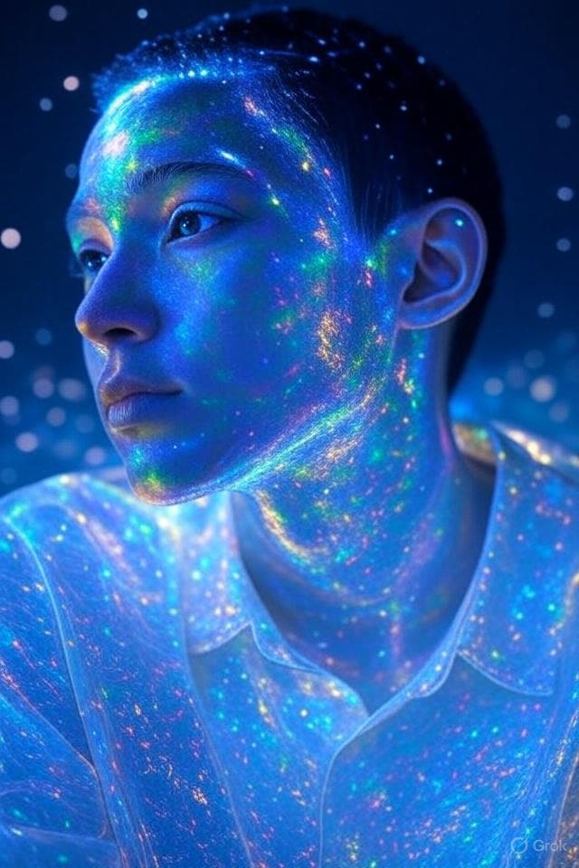 Holographic Modern Generator prompt template