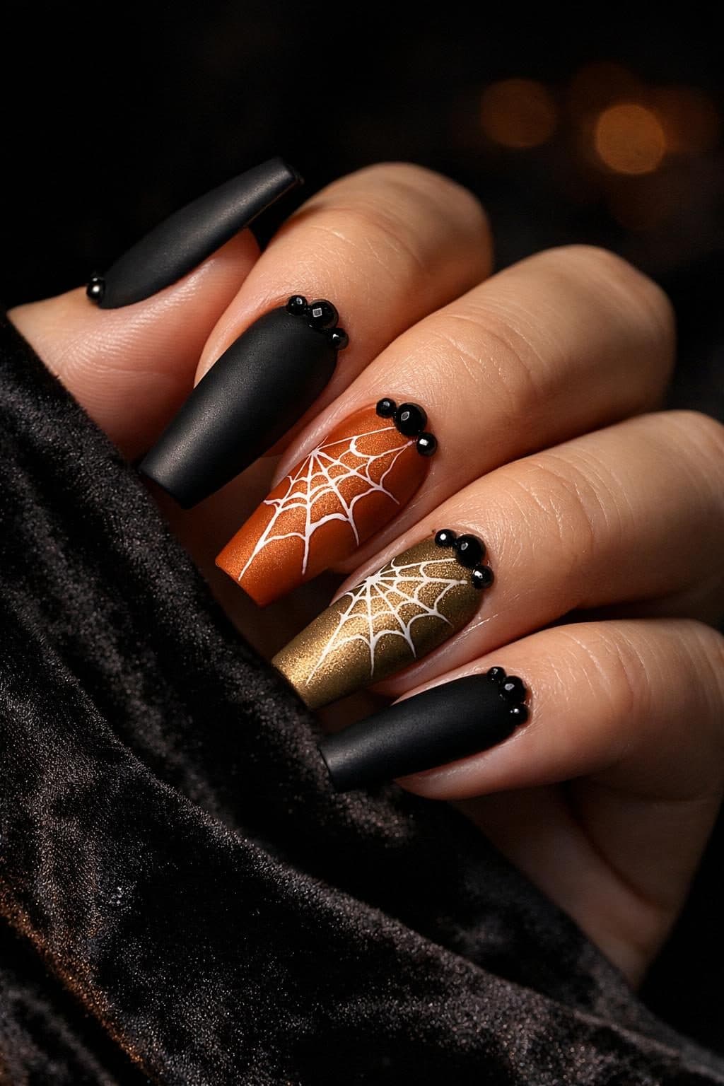 Halloween Nail Set Generator - AI generated example using this ChatGPT prompt template