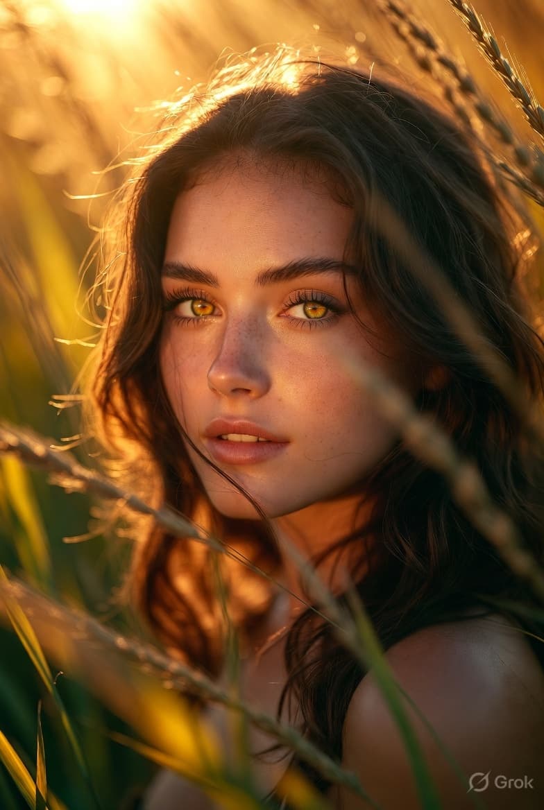 Golden Hour Outdoor Portrait prompt template