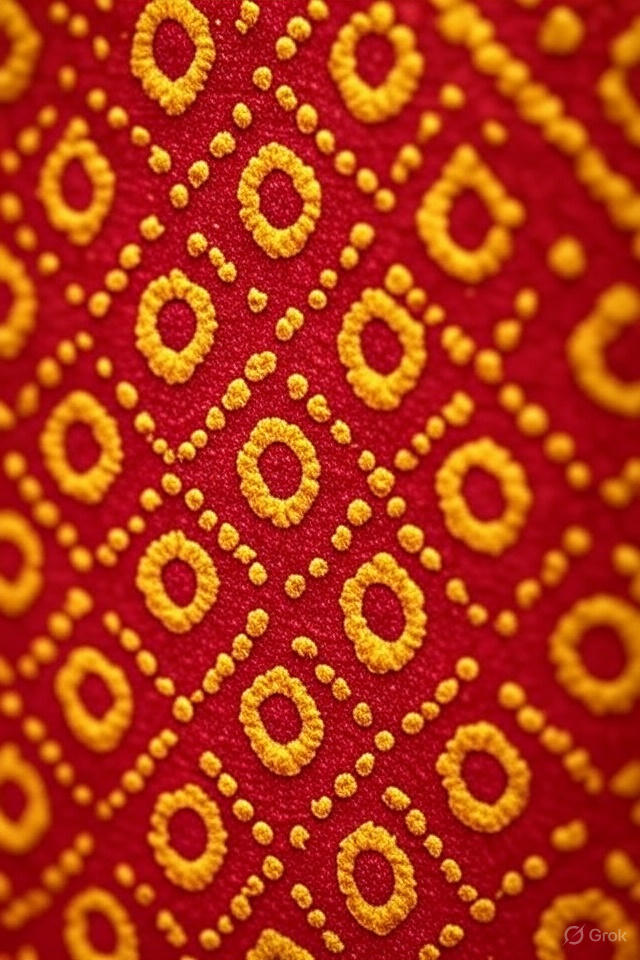 Example of Bandhani Textile Generator