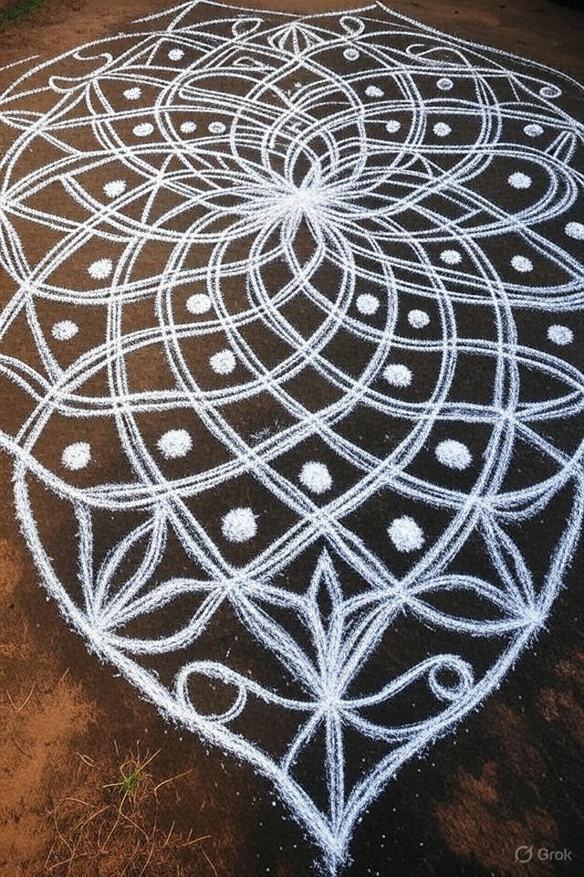 Example of Kolam Floor Art Generator