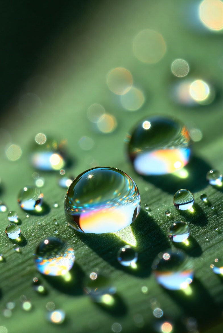 Example of Water Droplet Macro
