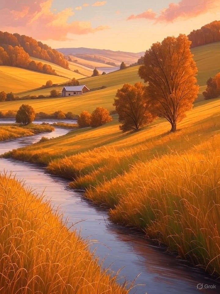 Example of Oil Painting Landscape Generator