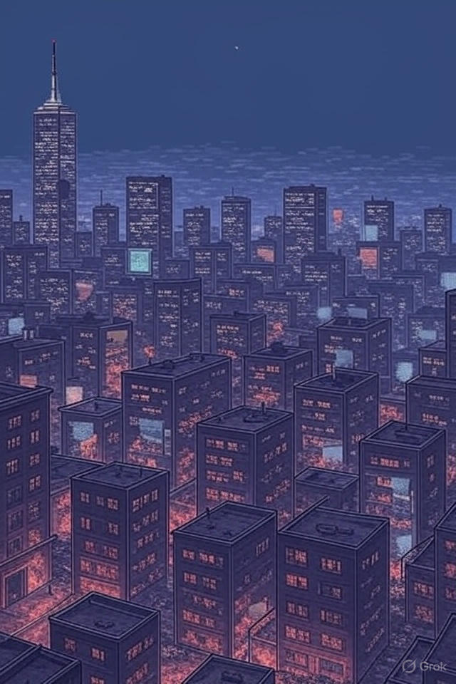 Example of Pixel Art Scene Generator