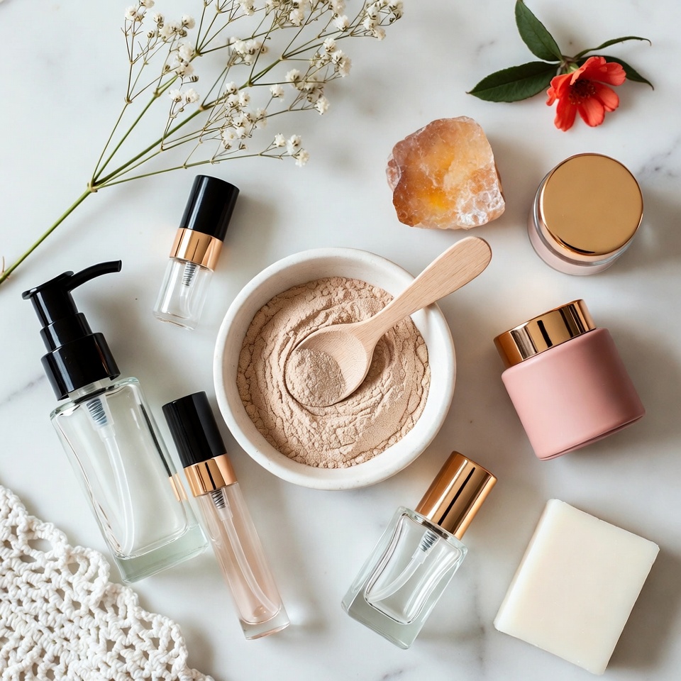 Example of Flat Lay Product Composition