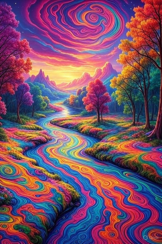 Example of Psychedelic Vision Generator